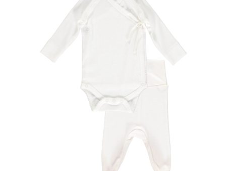 Baby Boys & Girls White Babysuit Set For Cheap