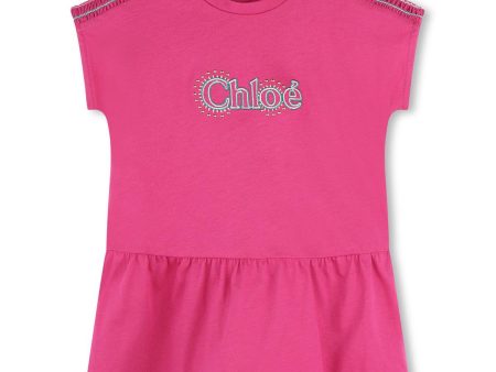 Baby Girls Fuchsia Cotton Dress Supply