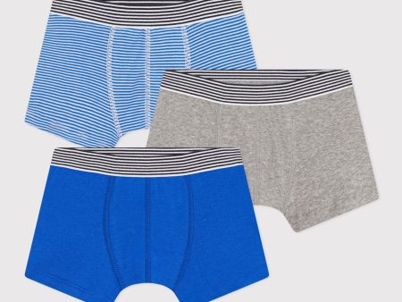 Boys Tricolor Cotton Underwear Set(3 Pack) Discount