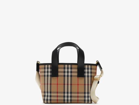 Girls Beige Check Handbag Sale