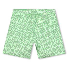 Boys Green Logo Swim Shorts Supply