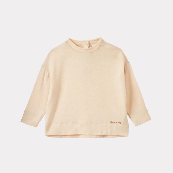 Baby Boys & Girls Beige T-Shirt Hot on Sale