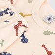 Boys & Girls Ivory Printed Cotton Nightwear Set Online Hot Sale