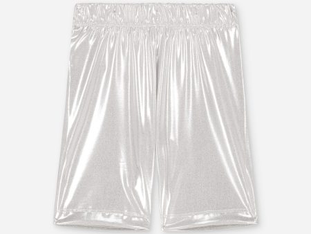 Girls Silver Swim Shorts Hot on Sale