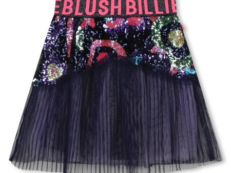 Girls Blue Sequin Skirt Online Sale