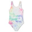 Girls Multicolor Logo Swimsuit Cheap