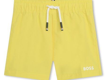 Baby Boys Yellow Swim Shorts Online now