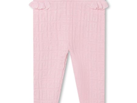 Baby Girls Pink Logo Leggings For Sale