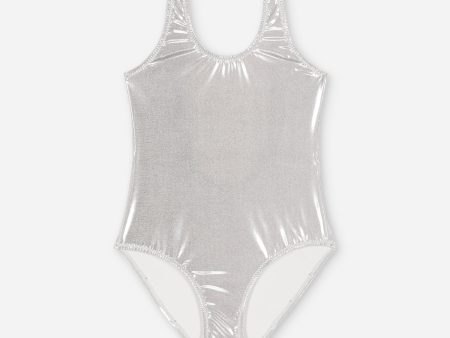 Girls Silver Swimsuit Online Hot Sale