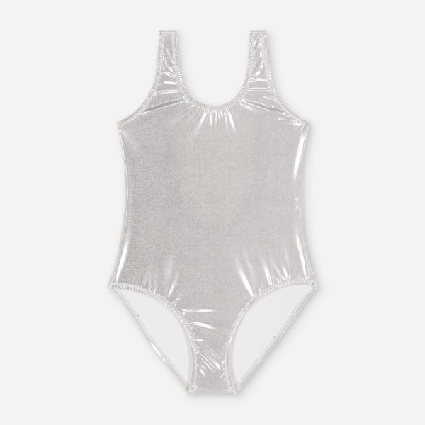 Girls Silver Swimsuit Online Hot Sale