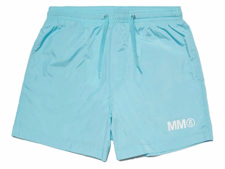 Boys & Girls Pale Blue Swim Shorts Hot on Sale