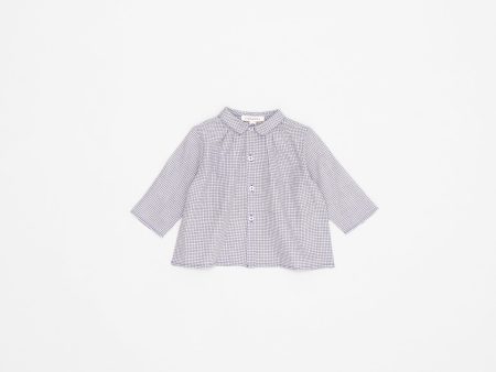 Baby Girls Charcoal Check Cotton Shirt on Sale