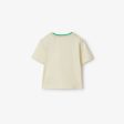 Baby Boys & Girls Beige Cotton T-Shirt Online now