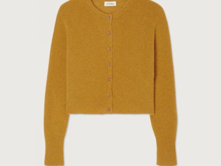 Girls Yellow Wool Cardigan For Sale