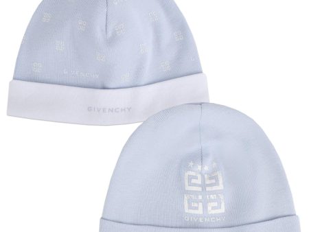 Baby Boys & Girls Blue Hat Set(2 Pack) Discount