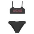 Girls Black Logo Swimsuit Online