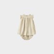 Baby Girls Beige Dress Set For Sale