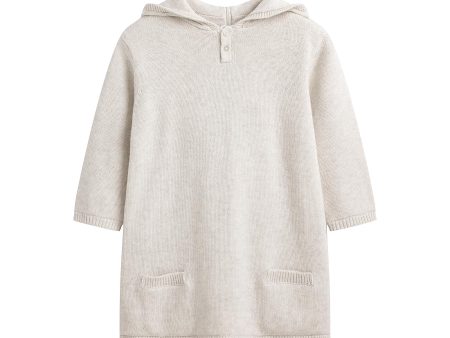 Baby Boys & Girls Beige Hooded Sweater Online now