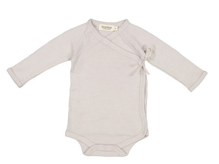 Baby Boys & Girls Beige Wool Babysuit Online Sale