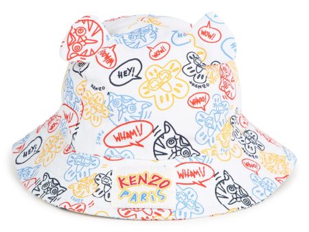 Baby Boys & Girls White Cotton Bucket Hat Sale