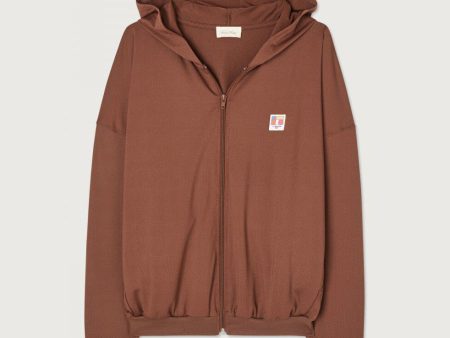 Women Brown Zip-Up Top Sale