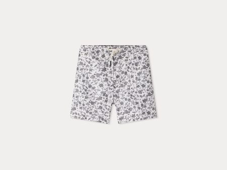 Boys Grey Floral Swim Shorts For Discount