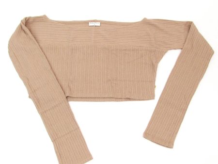 Girls Beige Ballet Top For Cheap