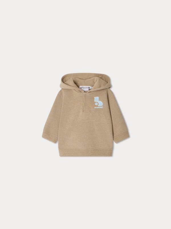 Baby Boys & Girls Camel Sweatshirt Fashion