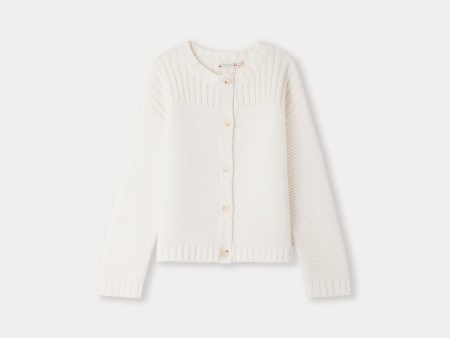 Girls White Wool Cardigan Online Sale