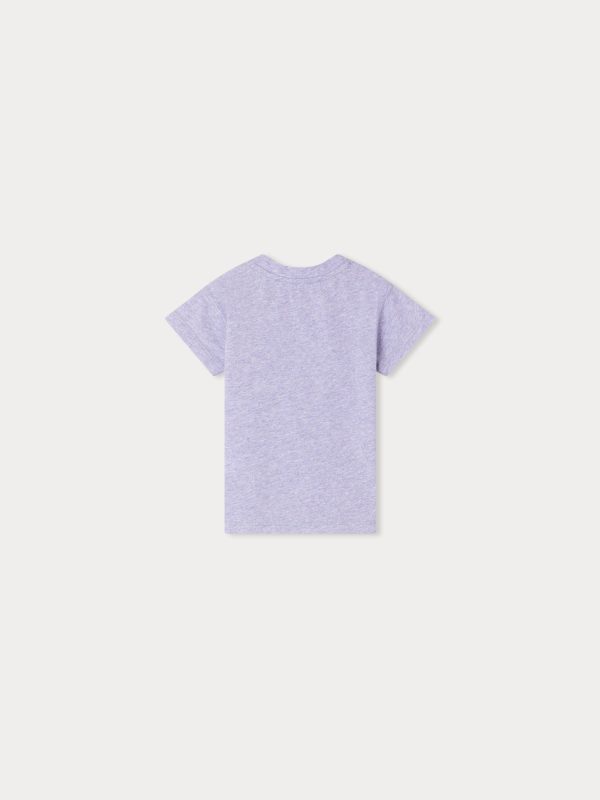 Baby Boys & Girls Purple Cotton T-Shirt Supply