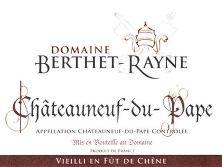 Berthet-Rayne - Châteauneuf-du-Pape Rouge Vieilli en Fût de Chêne 2021 (750ml) Supply